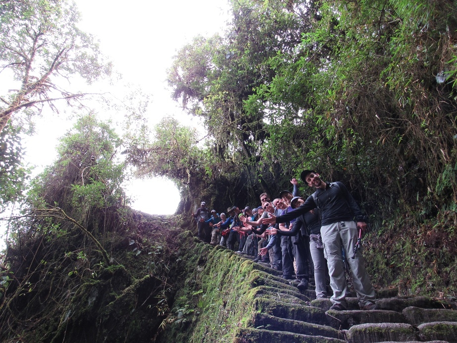 steps on the inca trail