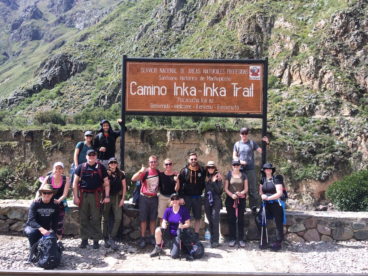 start of the Inca Trail on our Machu Picchu holiday 