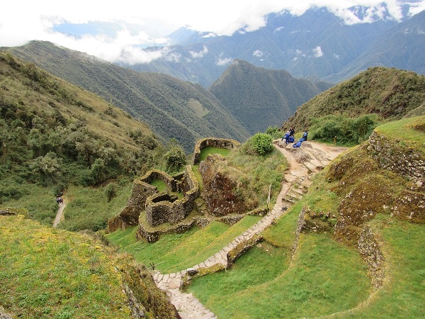 Winding path of the Inca Trail