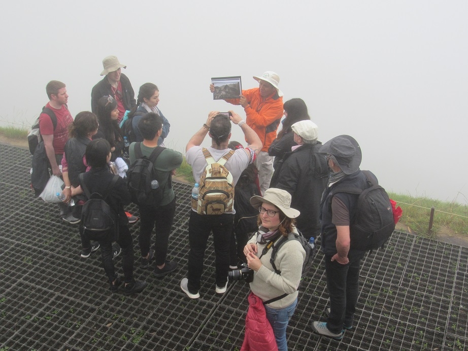 Machu Picchu in the clouds