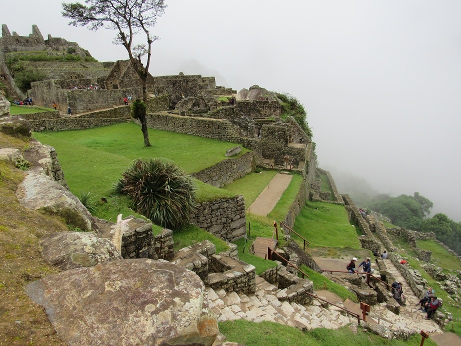 exploring Machu Picchu
