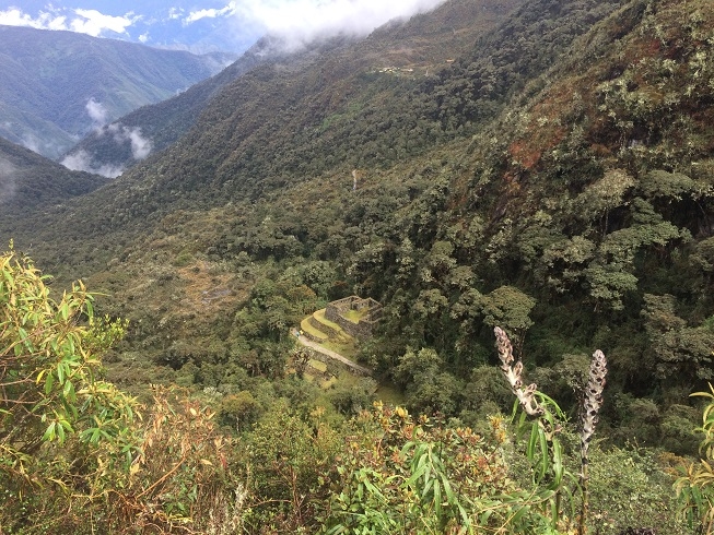 beautiful countryside on the Inca Trail to Machu Picchu