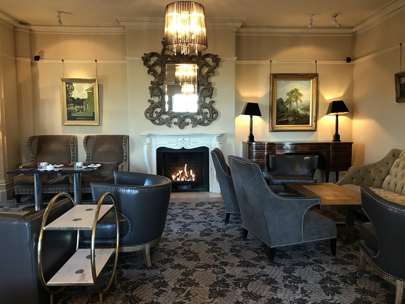 Talbooth House & Spa lounge