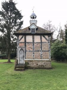 dovecote in the gardens at Brockencote Hall hotel