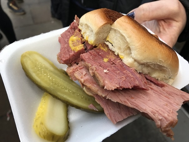 bagels on a Food tour of London