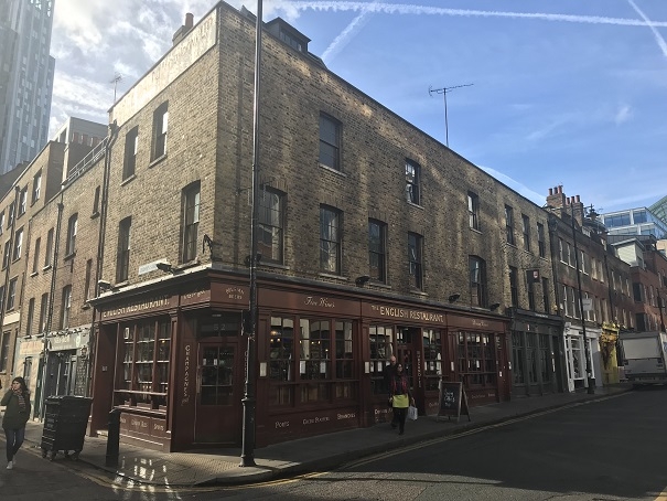 English Restaurant Spitalfields