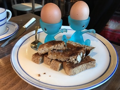 boiled egg and soldiers