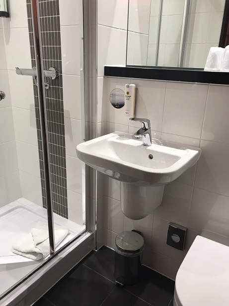 bathroom at Point A hotel London