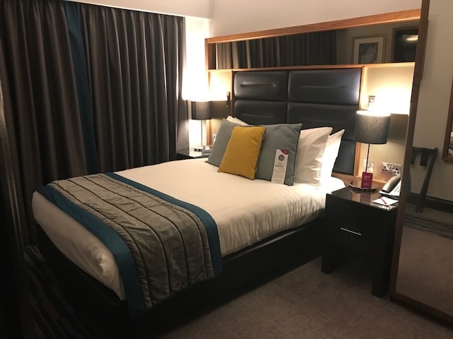 bedroom at the Crowne Plaza Felbridge hotel