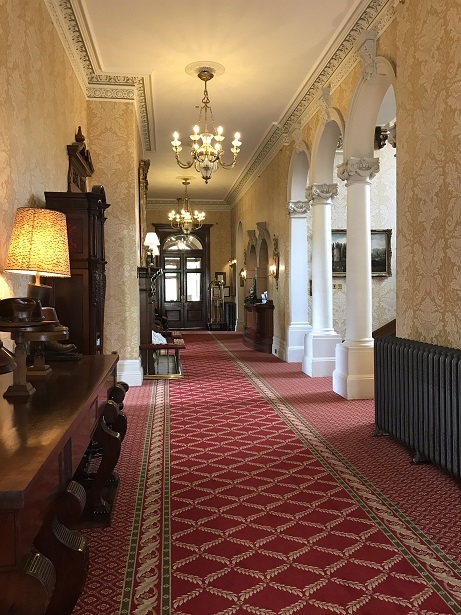 downstairs corridor