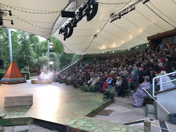audience at Kilworth House theatre