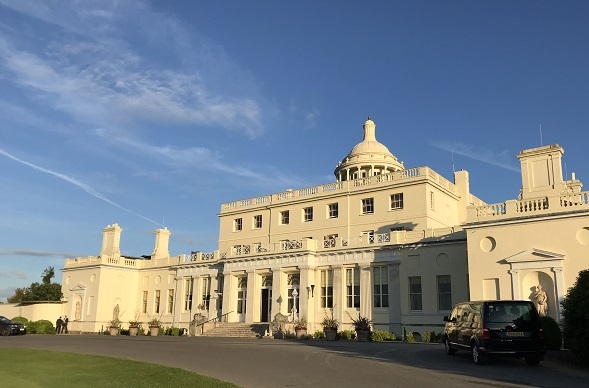 front of Stoke Park hotel