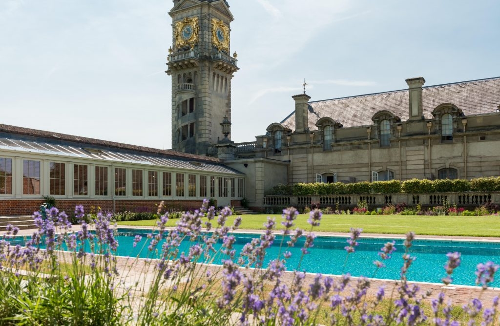 the swimming pool at Cliveden