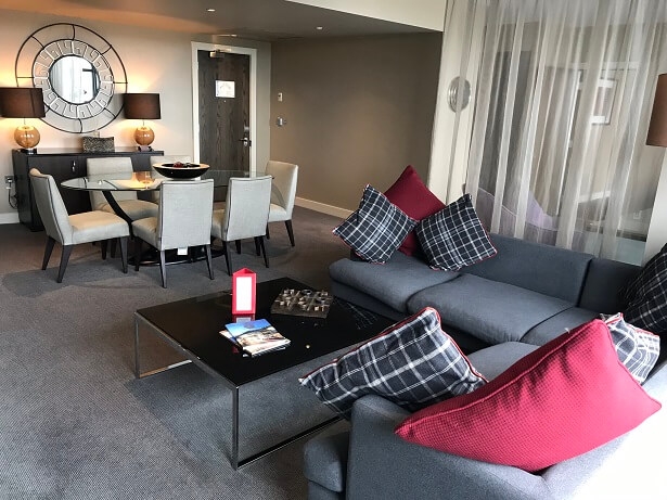 Noel Pope suite Brooklands hotel