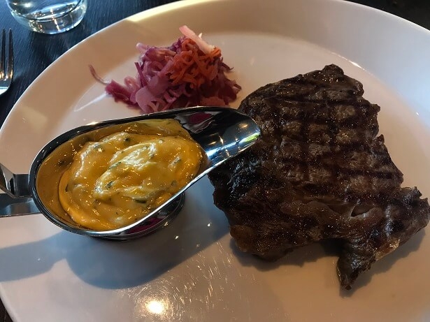 ribeye steak and béarnaise