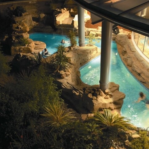 lazy river at Ragdale Hall