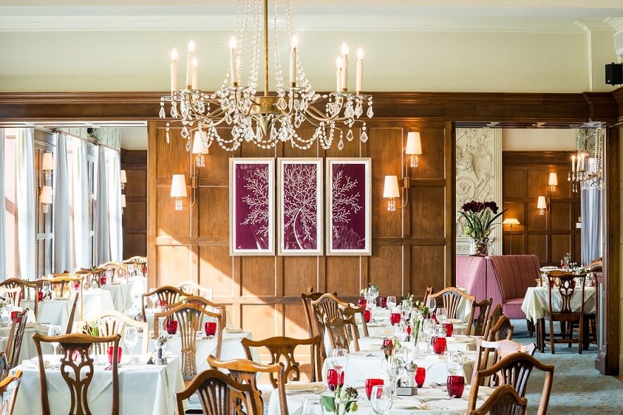 dining room at Ragdale Hall