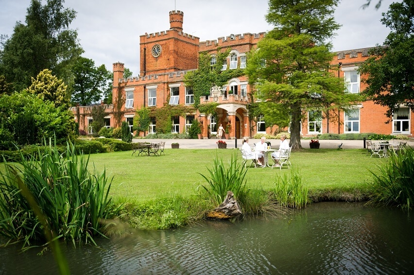 Exterior of Ragdale Hall spa