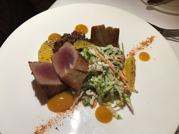 seared tuna loin