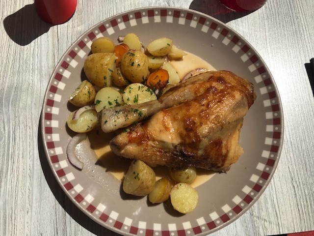 roast chicken in the sunshine