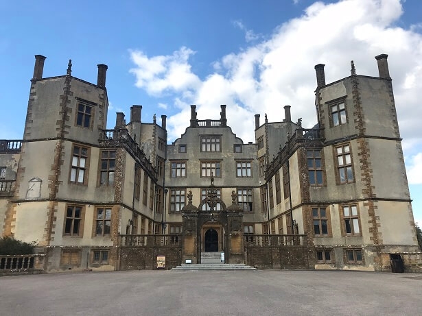 exterior of Sherborne Castle