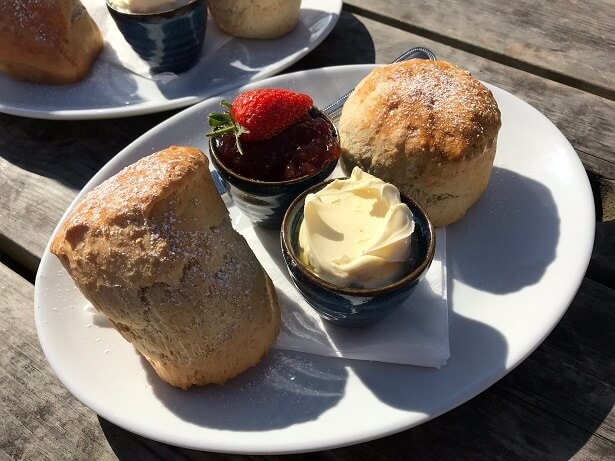 cream tea in Cornwall