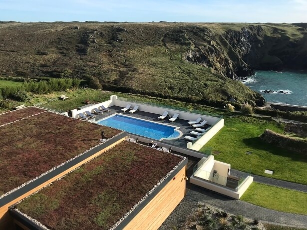 Mullion Cove Cornwall outdoor swimming pool