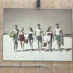  picture of bathers by the outdoor pool