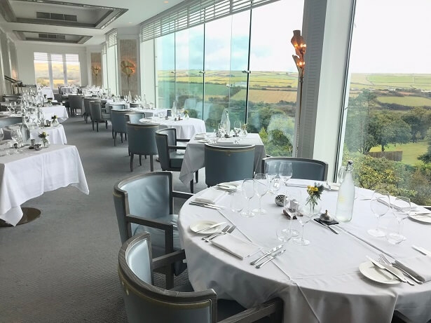 Trevilder restaurant at Thurlestone hotel