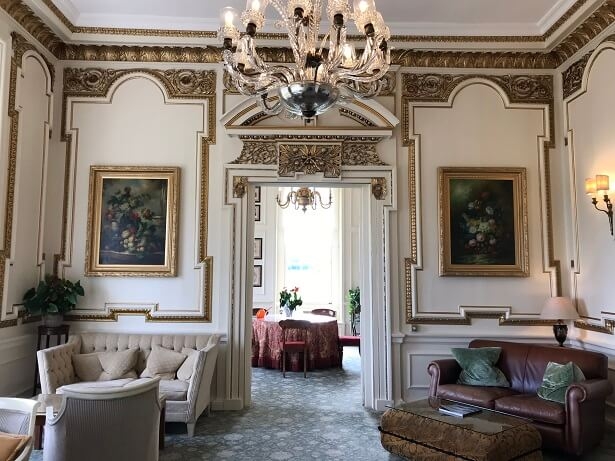 downstairs rooms at Stapleford Park hotel