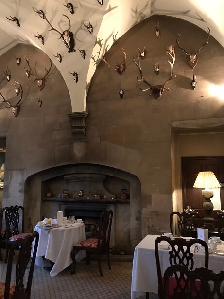 The Old Kitchen dining room at Stapleford Park 