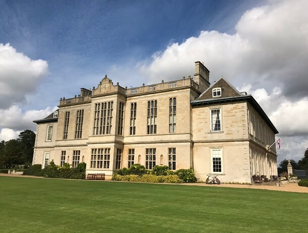 Exterior of Stapleford Park hotel