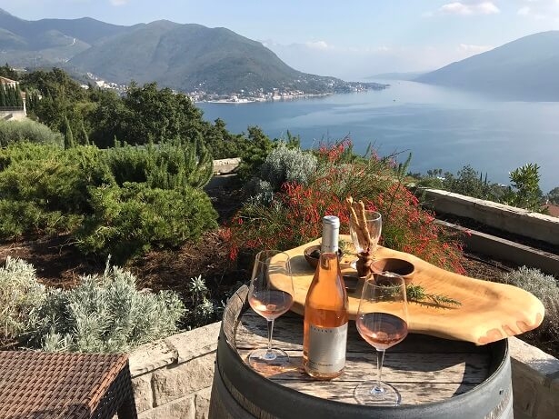 views from Savina winery Herceg Novi