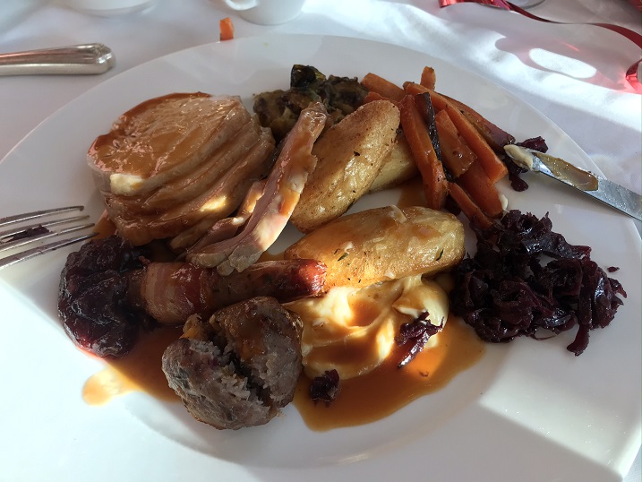 Christmas lunch at Ockenden Manor