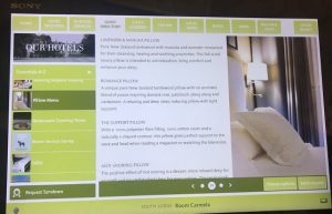 ipad in the bedrooms at South Lodge