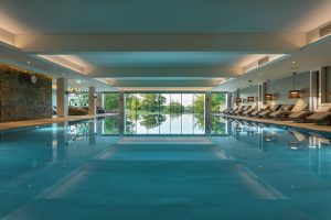 swimming pool at South Lodge hotel and spa