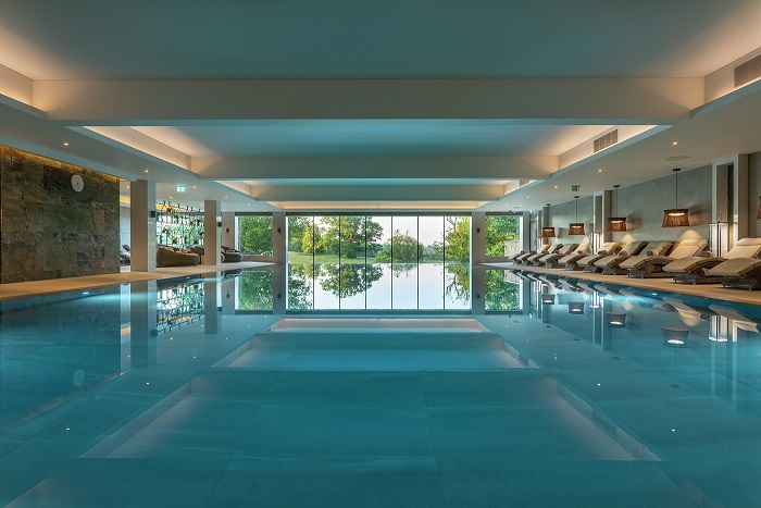 swimming pool at South Lodge hotel and spa