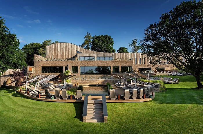 luxury spa at South Lodge hotel, Horsham