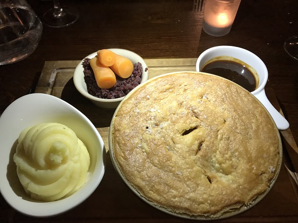 lamb pie New Hall hotel Birmingham