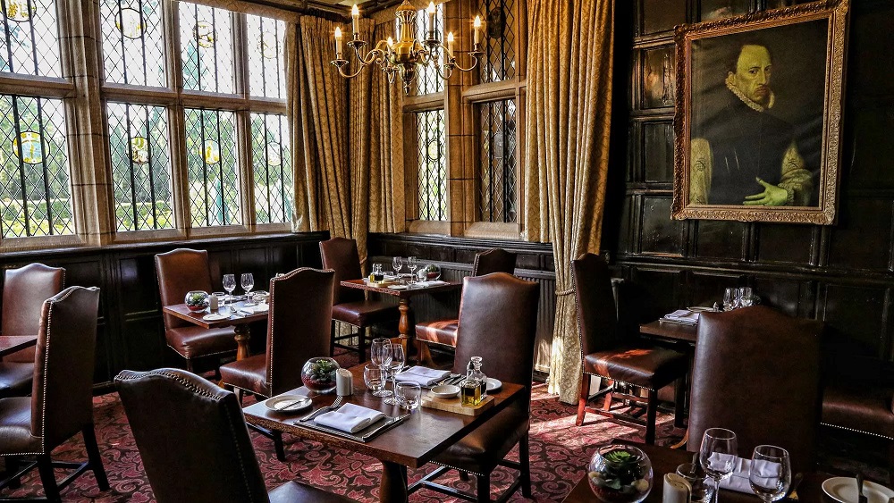 dining room at New Hall hotel Birmingham