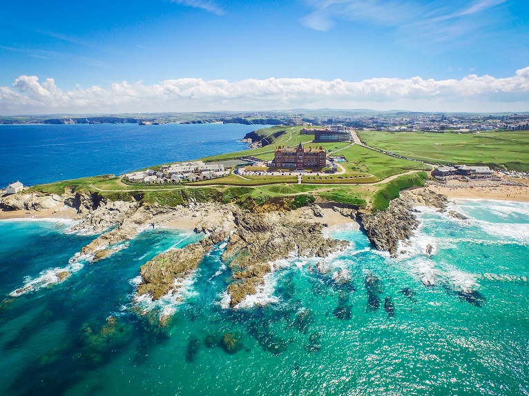 Headland hotel in Newquay, Cornwall