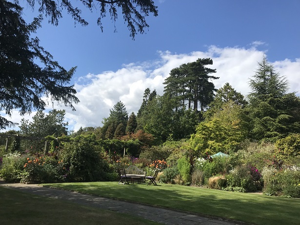 gravetye manor hotel garden and trees