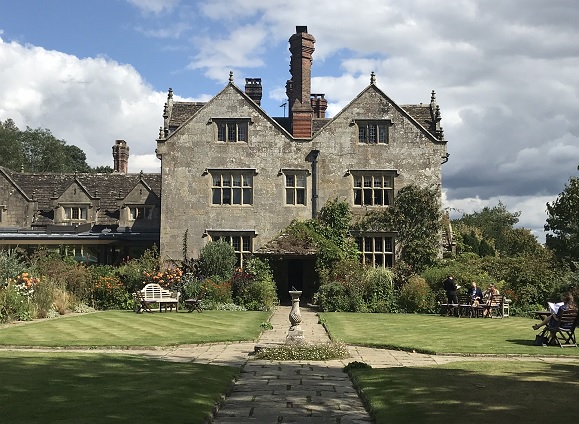 the gardens at Gravetye Manor hotel