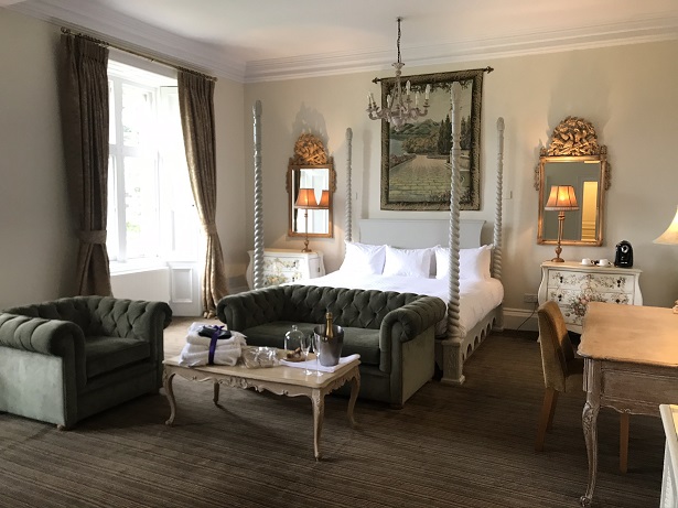 Louisa Mary Bowater bedroom at Fawsley Hall hotel & spa