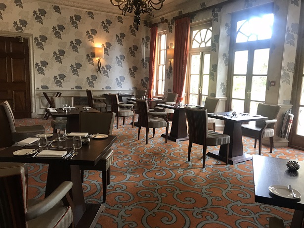 Lainston House hotel restaurant