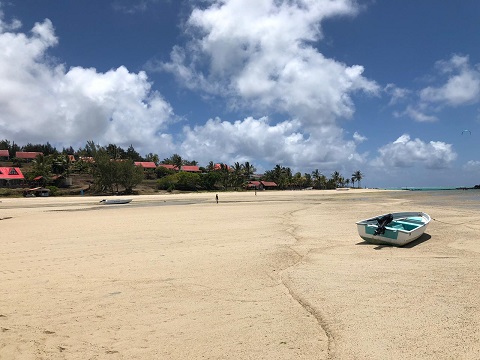 sandy beach on the island of Rodrigues