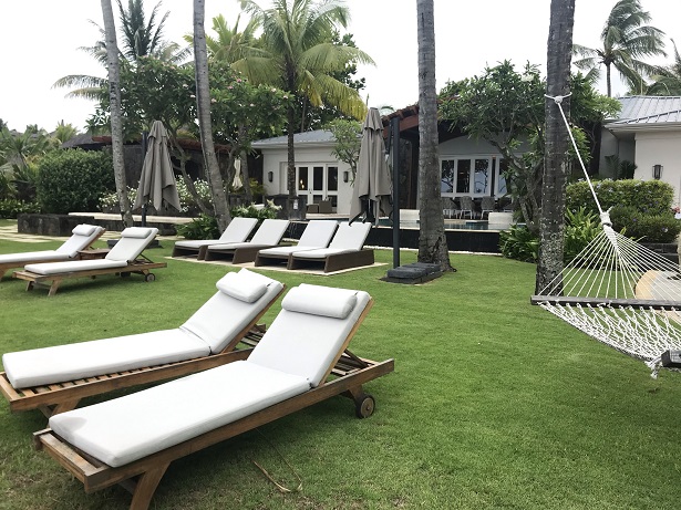 One&Only St Geran One&Only St Geran loungers at Villa One
