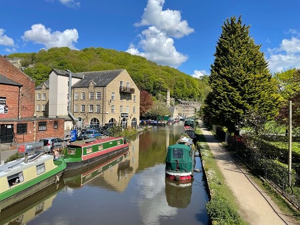 The West Yorkshire town of Hebden Bridge