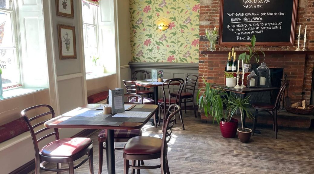 The bar and dining area at The Old Vine hotel