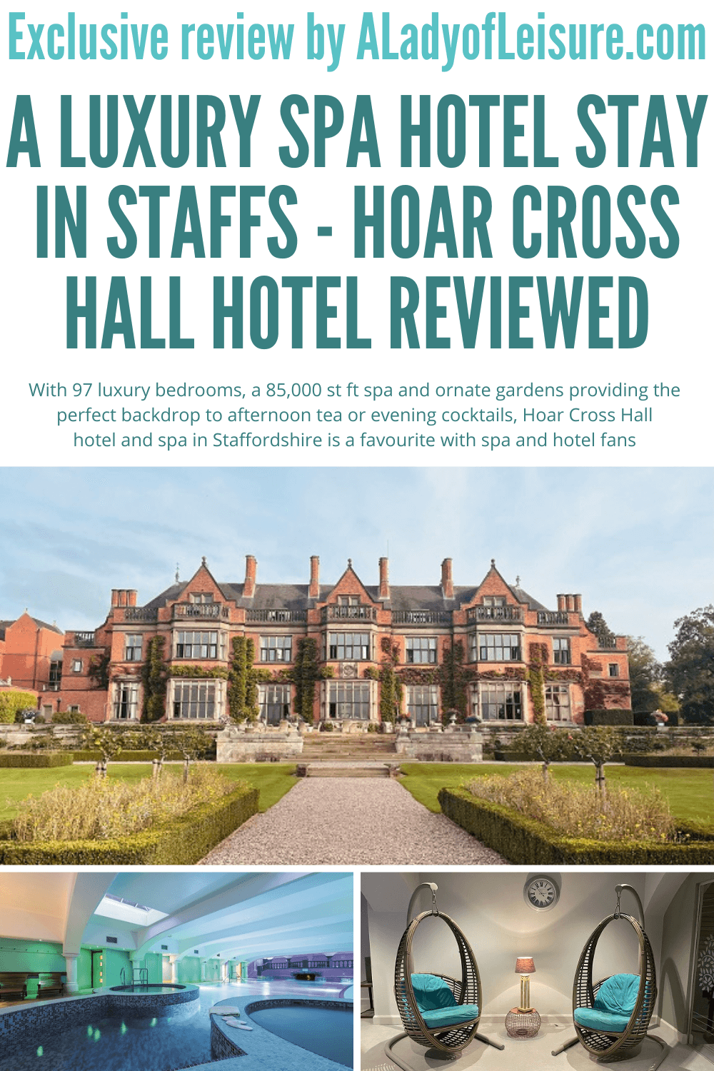 Hoar Cross Hall hotel and spa pinterest pin
